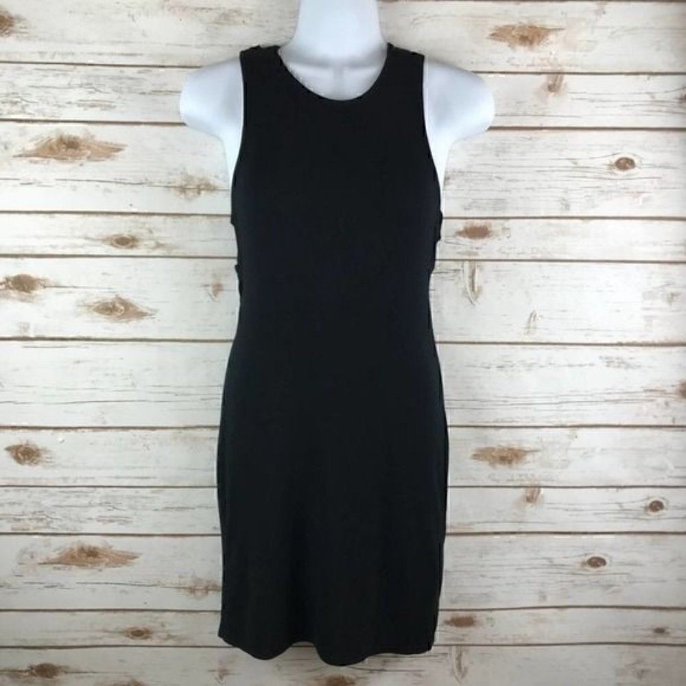 Asos Stretchy Dress Black Size 6 Casual Sleeveless